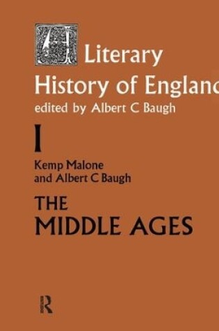 Cover of A Literary History of England