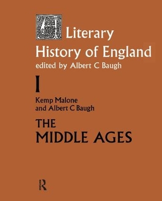 Book cover for A Literary History of England