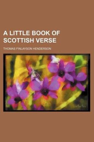 Cover of A Little Book of Scottish Verse