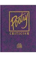 Cover of Poetry Criticism