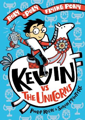 Book cover for Kevin vs the Unicorns