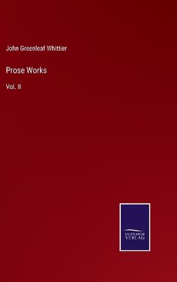 Book cover for Prose Works