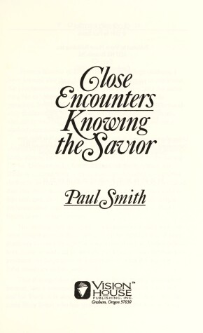 Book cover for Close Encounters with the Savior