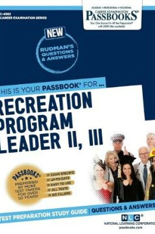 Cover of Recreation Program Leader II, III (C-4982)