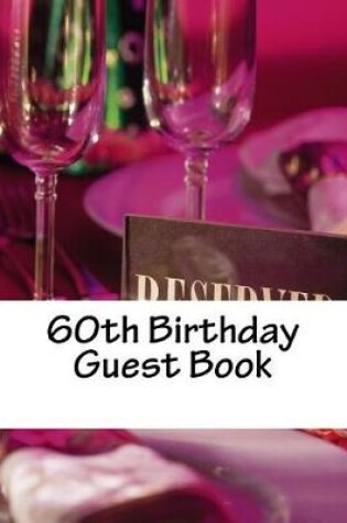 Cover of 60th Birthday Guest Book