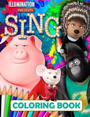 Book cover for SING Coloring Book