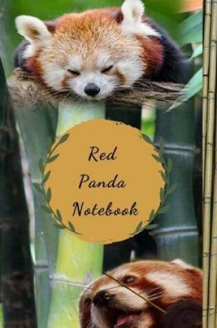 Cover of Red Panda Notebook