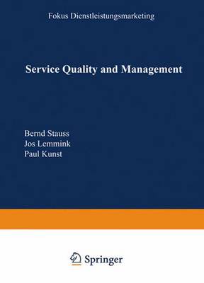 Cover of Service Quality and Management