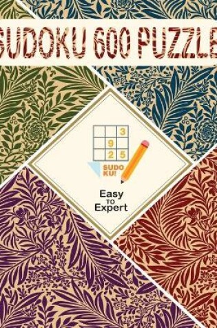 Cover of Sudoku 600 Puzzles Easy to Expert