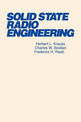 Book cover for Solid State Radio Engineering