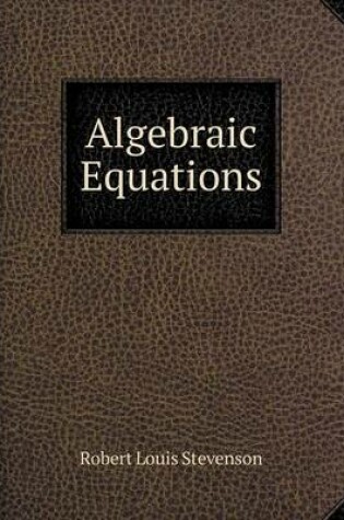 Cover of Algebraic Equations