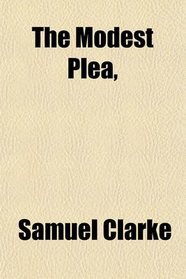 Book cover for The Modest Plea,