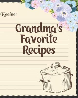 Book cover for Grandma's Favorite Recipes