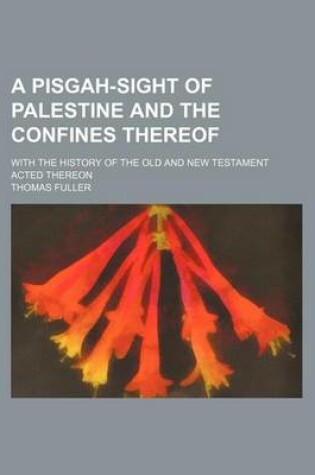 Cover of A Pisgah-Sight of Palestine and the Confines Thereof; With the History of the Old and New Testament Acted Thereon