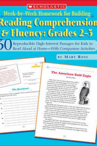 Cover of Week-By-Week Homework for Building Reading Comprehension & Fluency: Grades 2-3