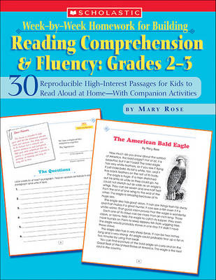 Cover of Week-By-Week Homework for Building Reading Comprehension & Fluency: Grades 2-3