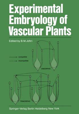 Book cover for Experimental Embryology of Vascular Plants