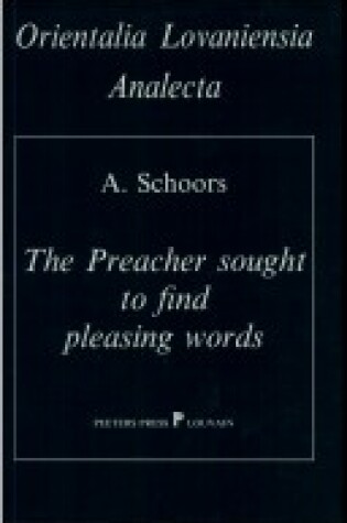 Cover of The Preacher Sought to Find Pleasing Words