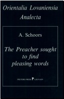 Book cover for The Preacher Sought to Find Pleasing Words