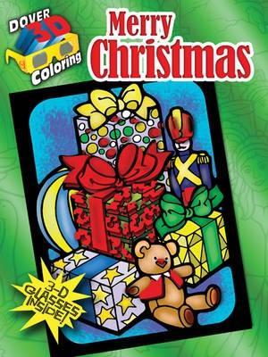 Book cover for 3-D Coloring Book - Merry Christmas