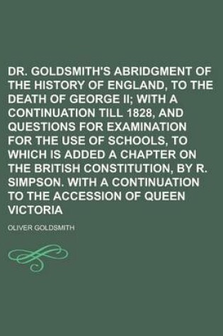 Cover of Dr. Goldsmith's Abridgment of the History of England, to the Death of George II