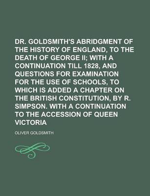 Book cover for Dr. Goldsmith's Abridgment of the History of England, to the Death of George II