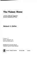 Book cover for The Violent Home