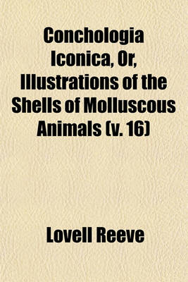 Book cover for Conchologia Iconica, Or, Illustrations of the Shells of Molluscous Animals (V. 16)