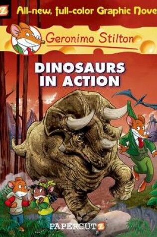 Cover of Geronimo Stilton #7: Dinosaurs in Action!