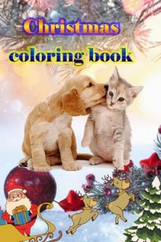 Cover of Christmas coloring book