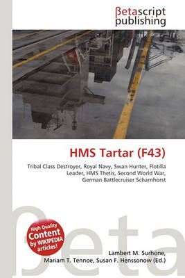 Book cover for HMS Tartar (F43)