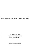 Book cover for In Blue Mountain Dusk