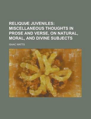 Book cover for Reliquiae Juveniles