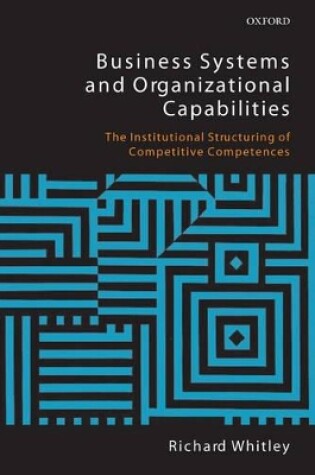 Cover of Business Systems and Organizational Capabilities