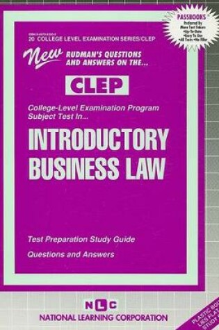 Cover of INTRODUCTORY BUSINESS LAW