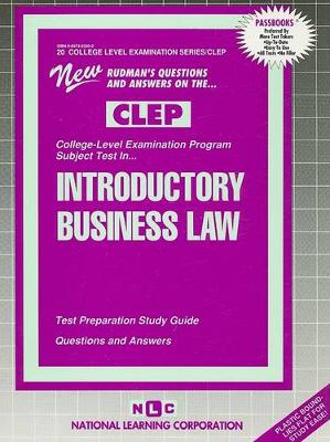 Book cover for INTRODUCTORY BUSINESS LAW