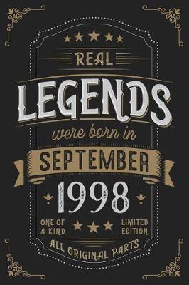 Book cover for Real Legends were born in September 1998