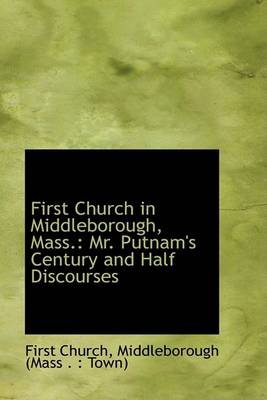 Book cover for First Church in Middleborough