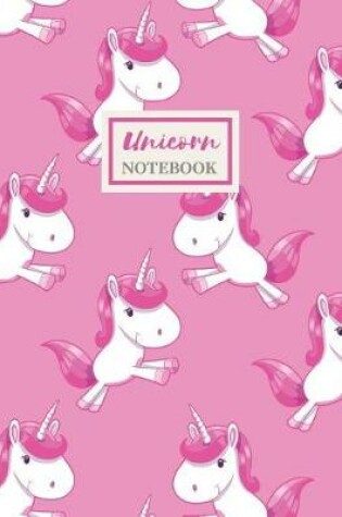 Cover of Pink Unicorn Composition Notebook - Back To School Journal For Girls