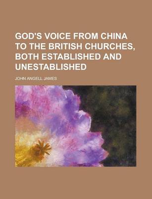 Book cover for God's Voice from China to the British Churches, Both Established and Unestablished