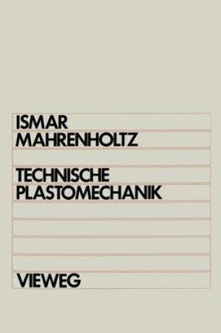 Cover of Technische Plastomechanik