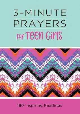 Book cover for 3-Minute Prayers for Teen Girls