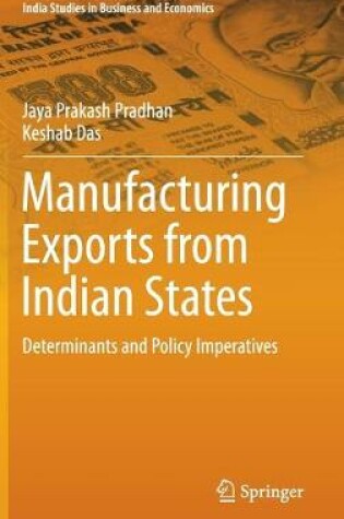 Cover of Manufacturing Exports from Indian States