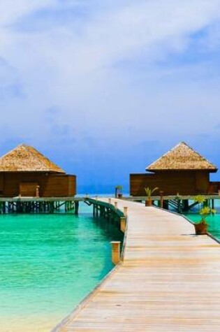 Cover of Water Bungalows on a Tropical Island in the Caribbean Sea