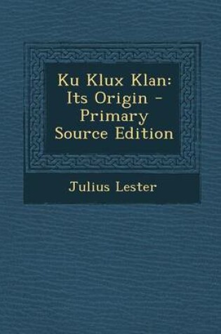 Cover of Ku Klux Klan