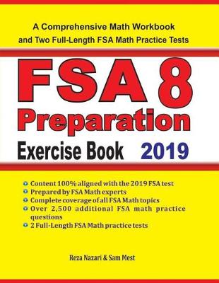 Book cover for FSA 8 Math Preparation Exercise Book