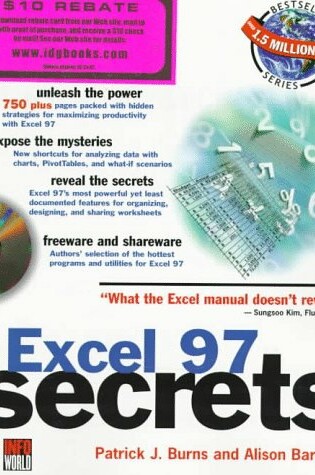 Cover of Excel 97 Secrets
