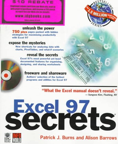 Book cover for Excel 97 Secrets