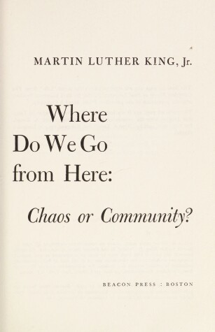 Book cover for Where Do We Go from Here