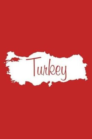 Cover of Turkey - Red 101 - Lined Notebook with Margins - 6x9